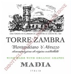 Torre Zambra Madia Montepulciano d'Abruzzo 2019  Front Label