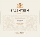 Salentein Reserve Malbec 2021  Front Label