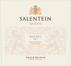 Salentein Reserve Malbec 2021  Front Label