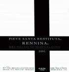 Gaja Pieve Santa Restituta Rennina 2001  Front Label