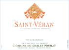 Chalet Pouilly Saint-Veran 2020  Front Label