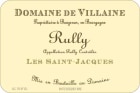 Domaine de Villaine Rully Les Saint-Jacques Blanc 2018  Front Label