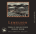 Lemelson Thea's Selection Pinot Noir 2019  Front Label