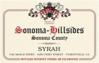 Pax Sonoma Hillsides Syrah 2021  Front Label