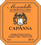 Capanna Moscadello di Montalcino 2016  Front Label