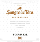 Torres Sangre de Toro Tempranillo 2015  Front Label