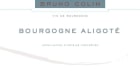 Bruno Colin Bourgogne Aligote 2021  Front Label