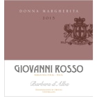 Giovanni Rosso Donna Margherita Barbera 2017  Front Label