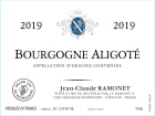 Domaine Ramonet Bourgogne Aligote 2019  Front Label