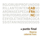 Bodegas Renacer Punto Final Reserva Cabernet Franc 2020  Front Label