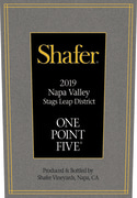 Shafer One Point Five Cabernet Sauvignon (375ML half-bottle) 2019  Front Label