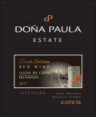 Dona Paula Black Edition Red Blend 2017  Front Label