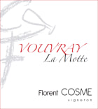 Florent Cosme La Motte Vouvray Sec 2021  Front Label