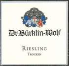 Burklin-Wolf Pfalz Estate Riesling Trocken 2022  Front Label