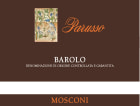 Parusso Barolo Mosconi 2018  Front Label