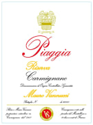 Piaggia Carmignano Riserva 2018  Front Label