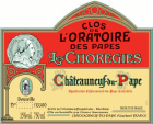 Clos de l'Oratoire des Papes Chateauneuf-du-Pape Les Choregies 2018  Front Label