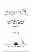 Lungarotti Montefalco Sagrantino 2018  Front Label