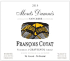 Francois Cotat Les Monts Damnes Sancerre 2019  Front Label