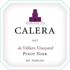 Calera de Villiers Vineyard Pinot Noir 2017  Front Label