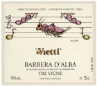 Vietti Barbera d'Alba Tre Vigne 2020  Front Label