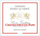 Domaine Font du Vent Cuvee Tradition Chateauneuf-du-Pape Blanc 2018  Front Label