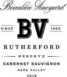 Beaulieu Vineyard Rutherford Reserve Cabernet Sauvignon 2019  Front Label