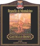 Banfi Brunello di Montalcino 1995  Front Label