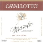 Cavallotto Barolo Bricco Boschis 2018  Front Label