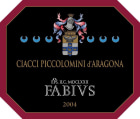 Ciacci Piccolomini d'Aragona Fabius 2004  Front Label