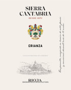 Sierra Cantabria Crianza 2018  Front Label