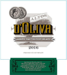 Altos d'Oliva Airen-Sauvignon Blanc 2016  Front Label