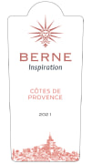 Chateau De Berne Inspiration Cotes de Provence Rose 2021  Front Label