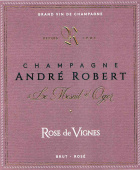 Andre Robert Rose de Vignes Extra Brut  Front Label