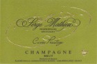 Champagne Serge Mathieu Brut Cuvee Prestige (1.5 Liter Magnum)  Front Label