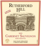 Rutherford Hill Reserve Cabernet Sauvignon 2013  Front Label