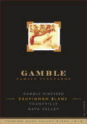 Gamble Family Vineyards Sauvignon Blanc 2020  Front Label