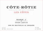 Julien Barge Cote Rotie Les Cotes 2019  Front Label