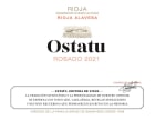 Ostatu Rioja Rosado 2021  Front Label