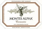 Montes Alpha Series Carmenere 2015 Front Label