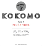 Kokomo  Zinfandel 2022  Front Label