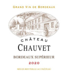 Chateau Chauvet Bordeaux Superieur 2020  Front Label