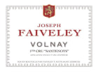 Faiveley Volnay Santenots Premier Cru 2012 Front Label