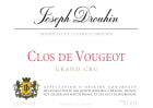 Joseph Drouhin Clos de Vougeot Grand Cru 2018  Front Label