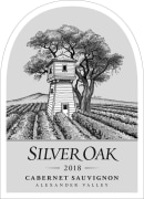 Silver Oak Alexander Valley Cabernet Sauvignon 2018  Front Label