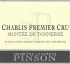 Charlene & Laurent Pinson Chablis Montee de Tonnerre Premier Cru 2022  Front Label