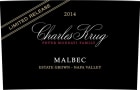 Charles Krug Limited Release Malbec 2014 Front Label