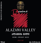 Besini Winery Alazani Valley Red 2016 Front Label