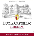 Duc de Castellac Bergerac Merlot Cabernet Sauvignon 2015  Front Label