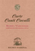 Remo Farina Corte Conti Cavalli Rosso Veronese 2011  Front Label